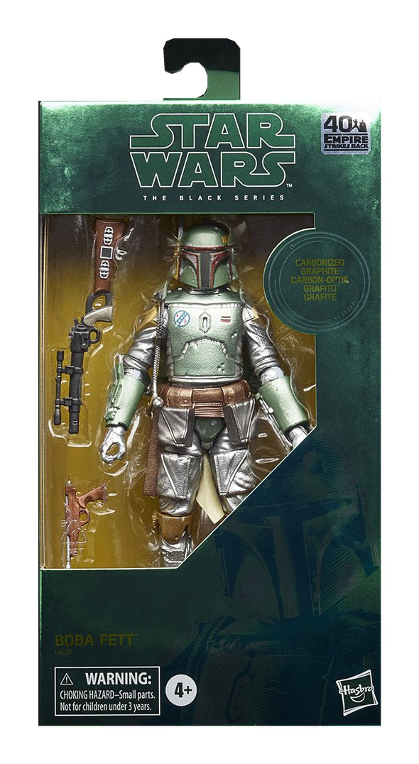 Star Wars: The Black Series - Boba Fett Carbonized Collection Action Figure Action Figures - Toys - New - CaveGamers