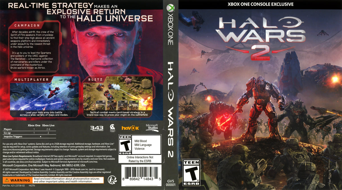 Halo Wars 2 Xbox One - Video Game - Used - CaveGamers - Image 4