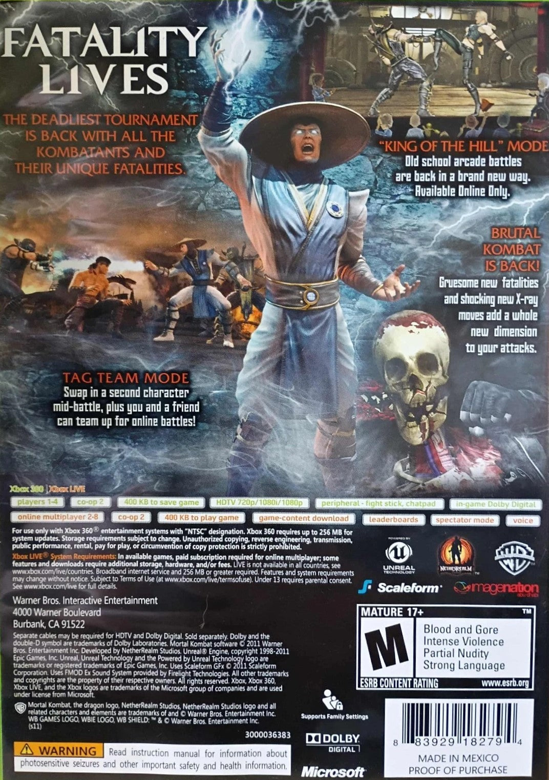 Mortal Kombat: Komplete Edition Xbox 360 - Video Game - Used - CaveGamers - Image 2