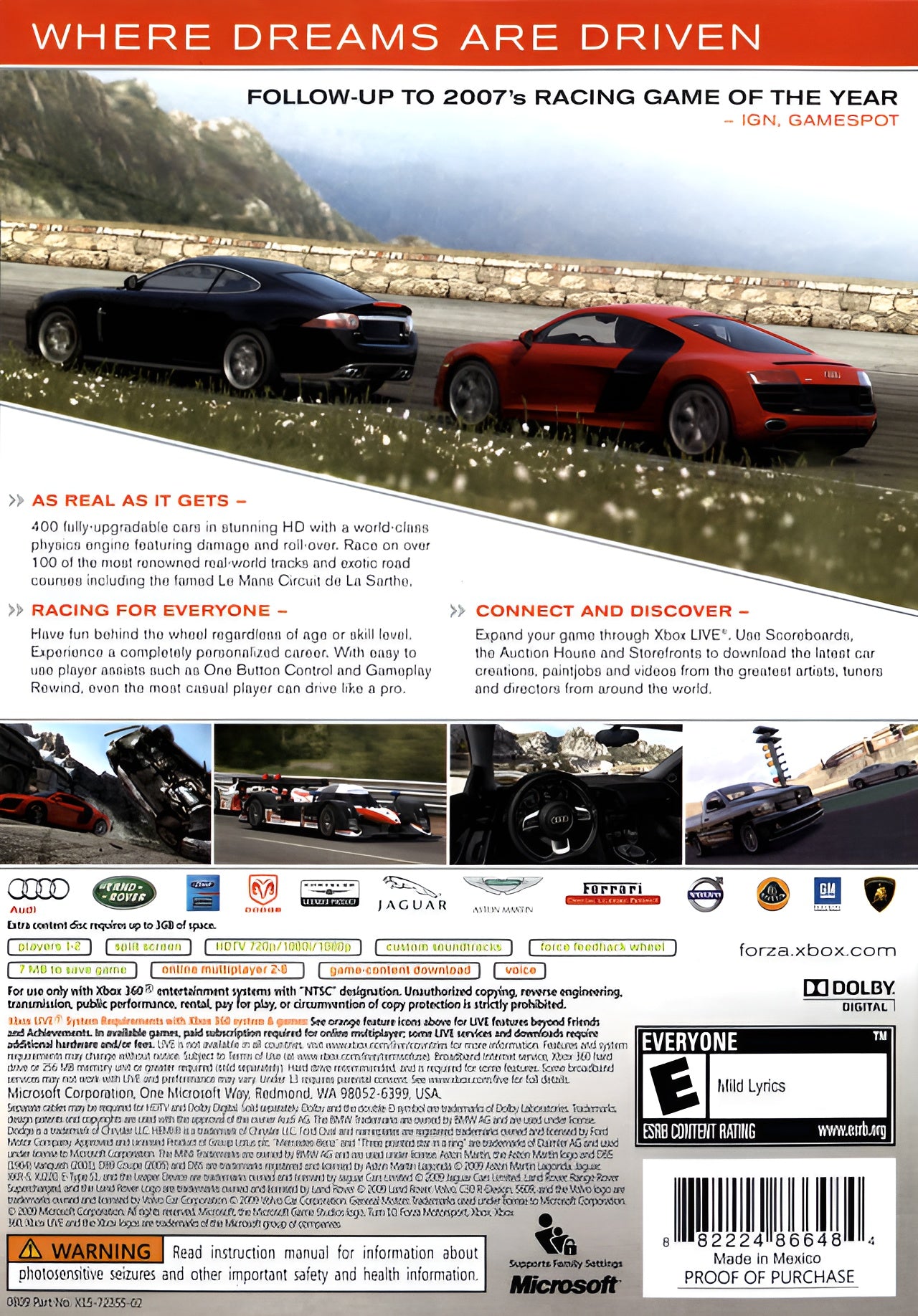 Forza Motorsport 3 [2 Discs] Xbox 360 - Video Game - Used - CaveGamers - Image 2