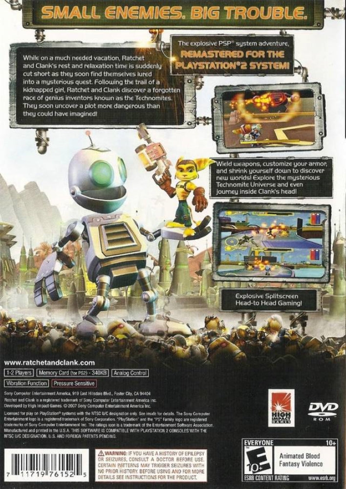 Ratchet & Clank: Size Matters PS2 - Video Game - Used - CaveGamers - Image 2