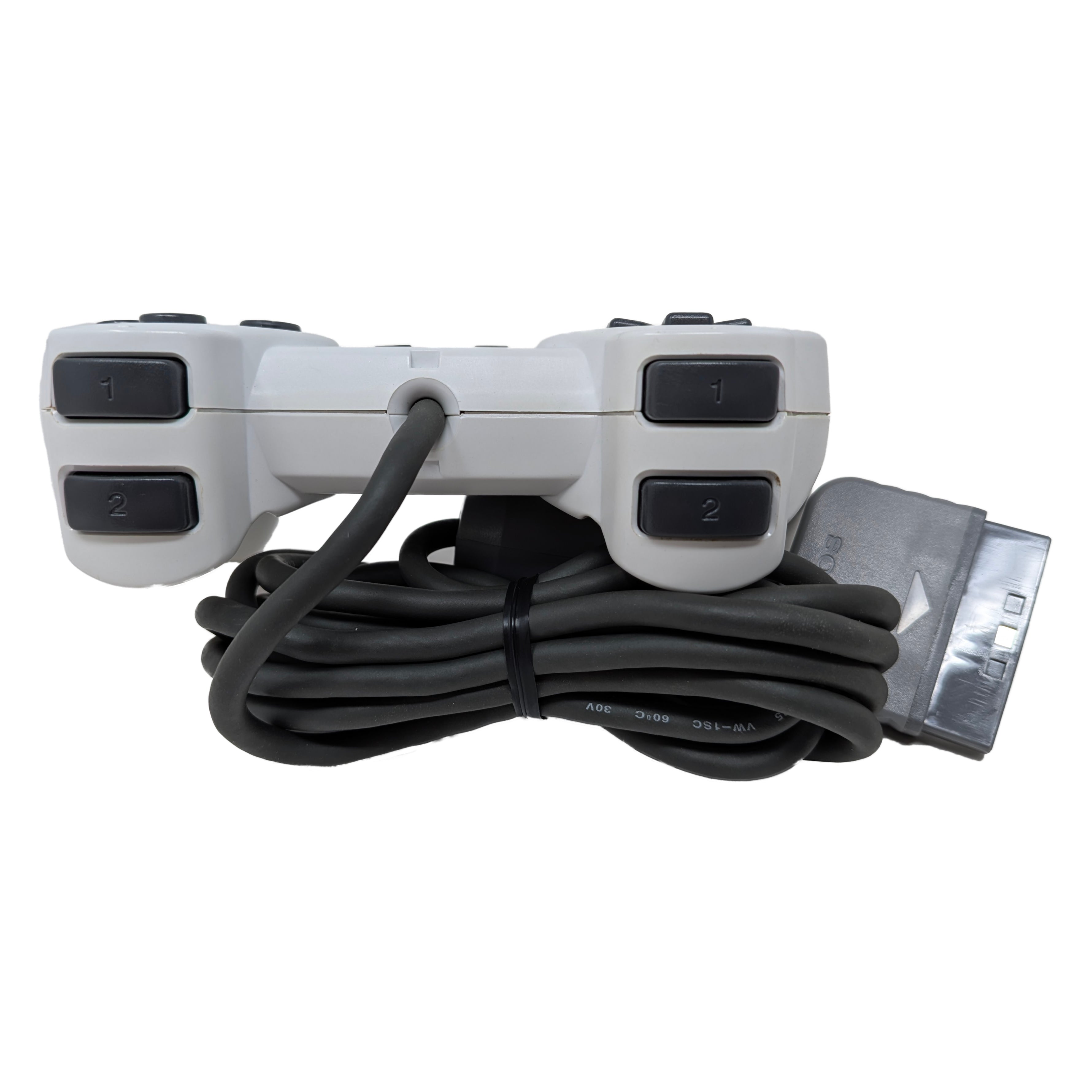 Playstation Controller (Non-Dualshock) - White - Video Game Accessory - Used - CaveGamers - Image 3