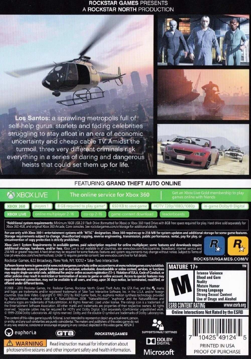 Grand Theft Auto V [2 Discs]