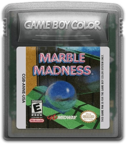 Marble Madness Game Boy Color - Video Game - Used - CaveGamers - Image 3