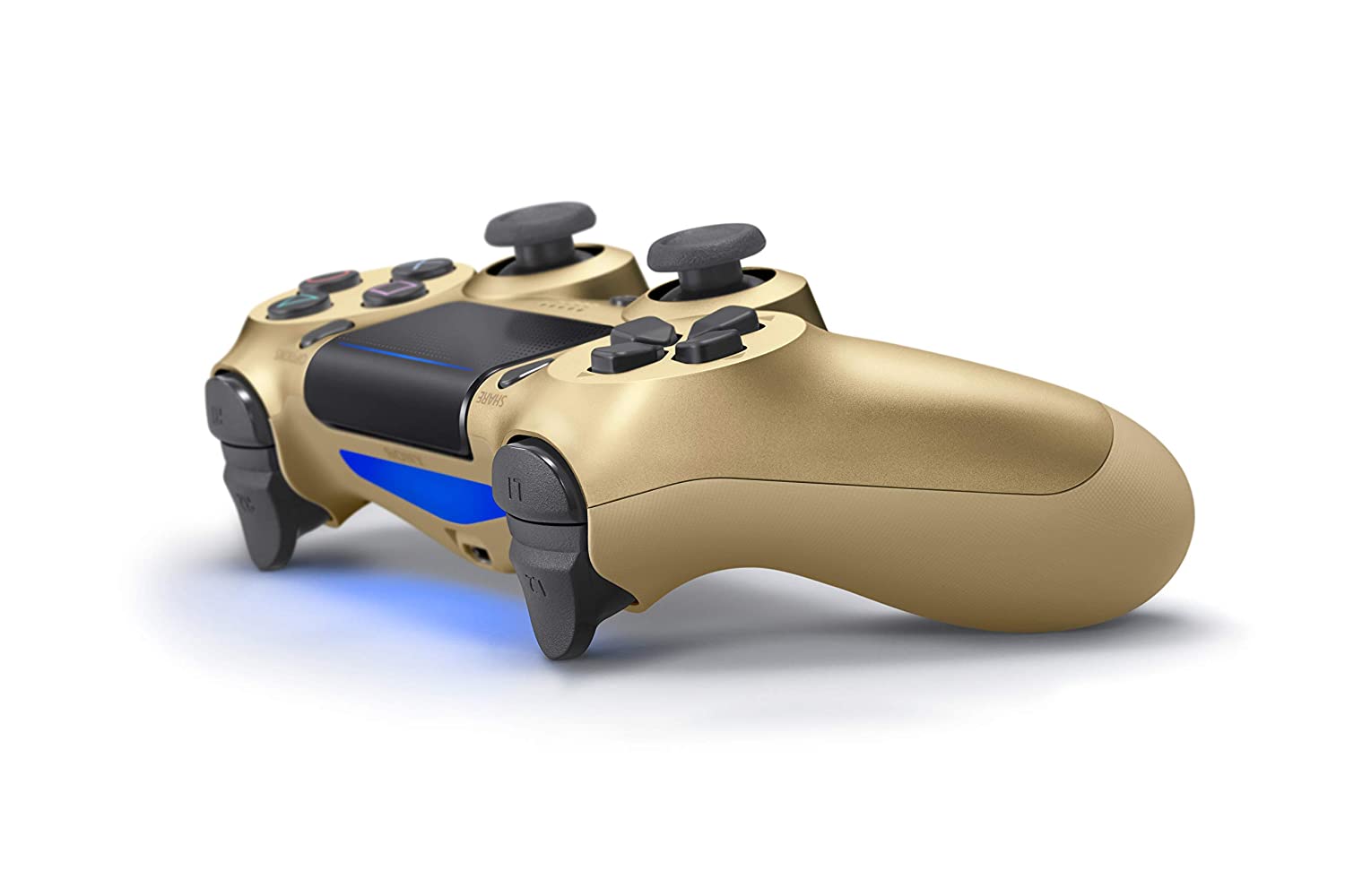 Playstation 4 Dualshock Controller - Gold PS4 - Video Game Accessory - New - CaveGamers - Image 2
