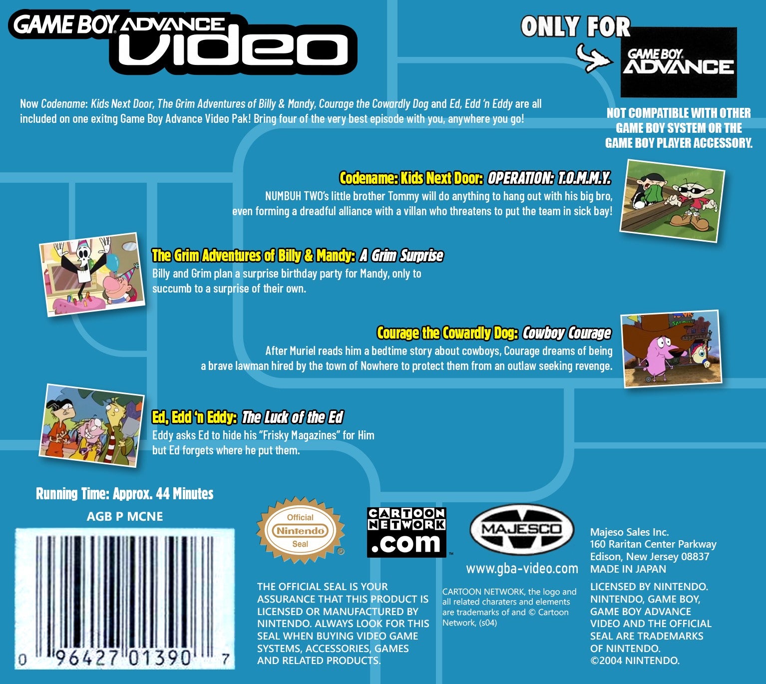 Cartoon Network Collection, Platinum Edition Game Boy Advance - Video Game - Used - CaveGamers - Image 2
