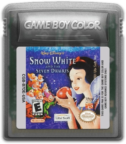 Snow White and the Seven Dwarves Game Boy Color - Video Game - Used - CaveGamers - Image 3