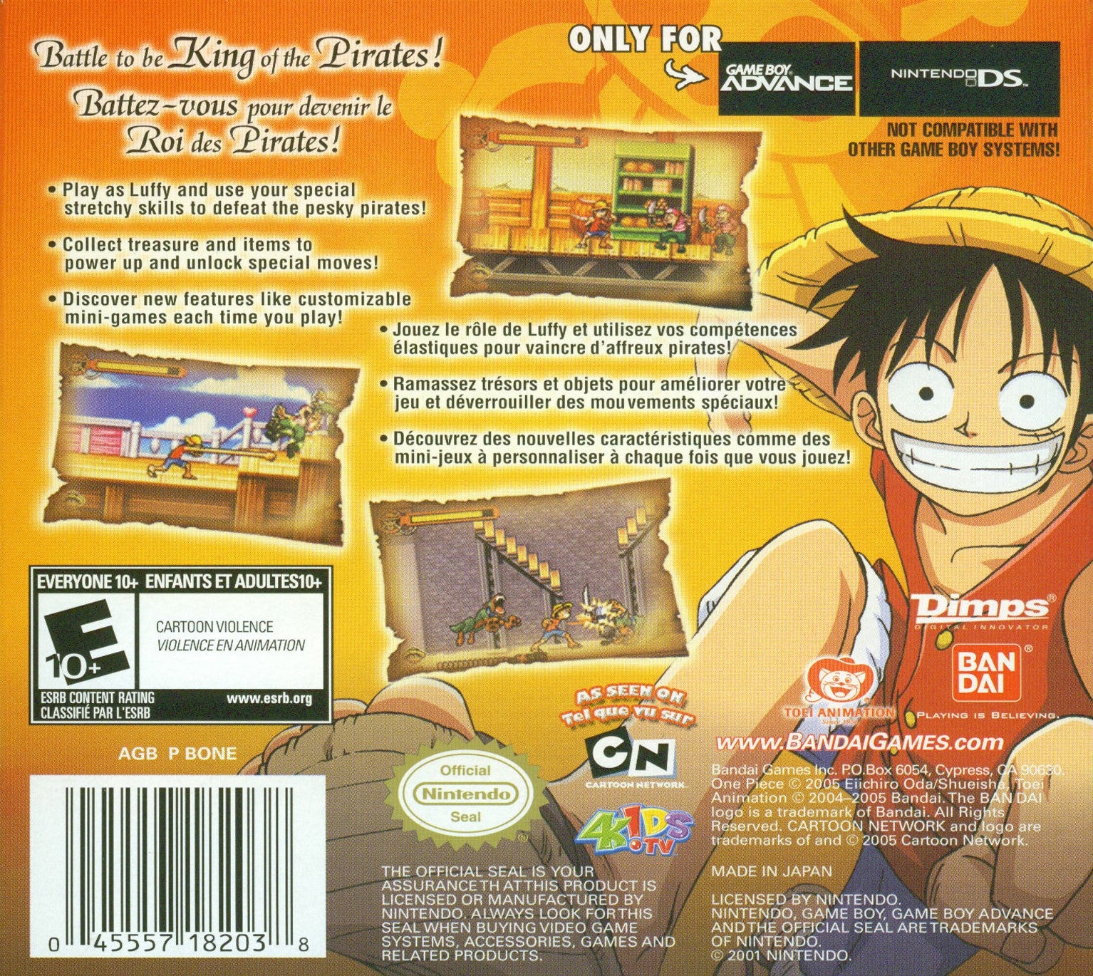 One Piece Game Boy Advance - Video Game - Used - CaveGamers - Image 2