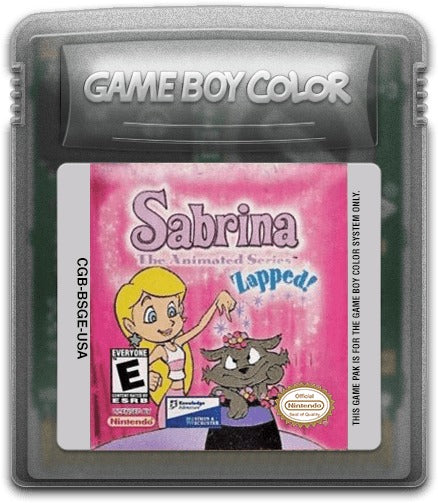 Sabrina the Animated Series Zapped! Game Boy Color - Video Game - Used - CaveGamers - Image 3