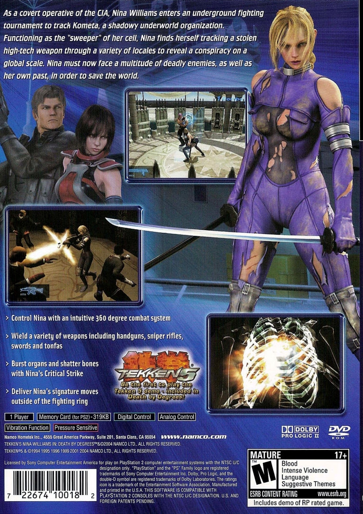 Death by Degrees PS2 - Video Game - Used - CaveGamers - Image 2