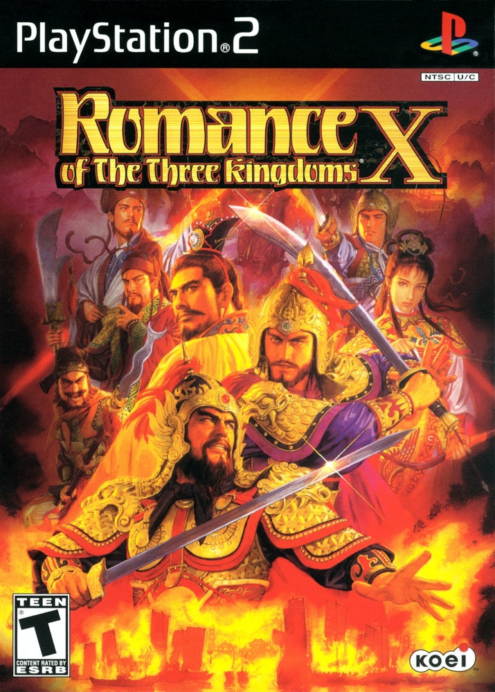 Romance of the Three Kingdoms X PS2 - Video Game - Used - CaveGamers