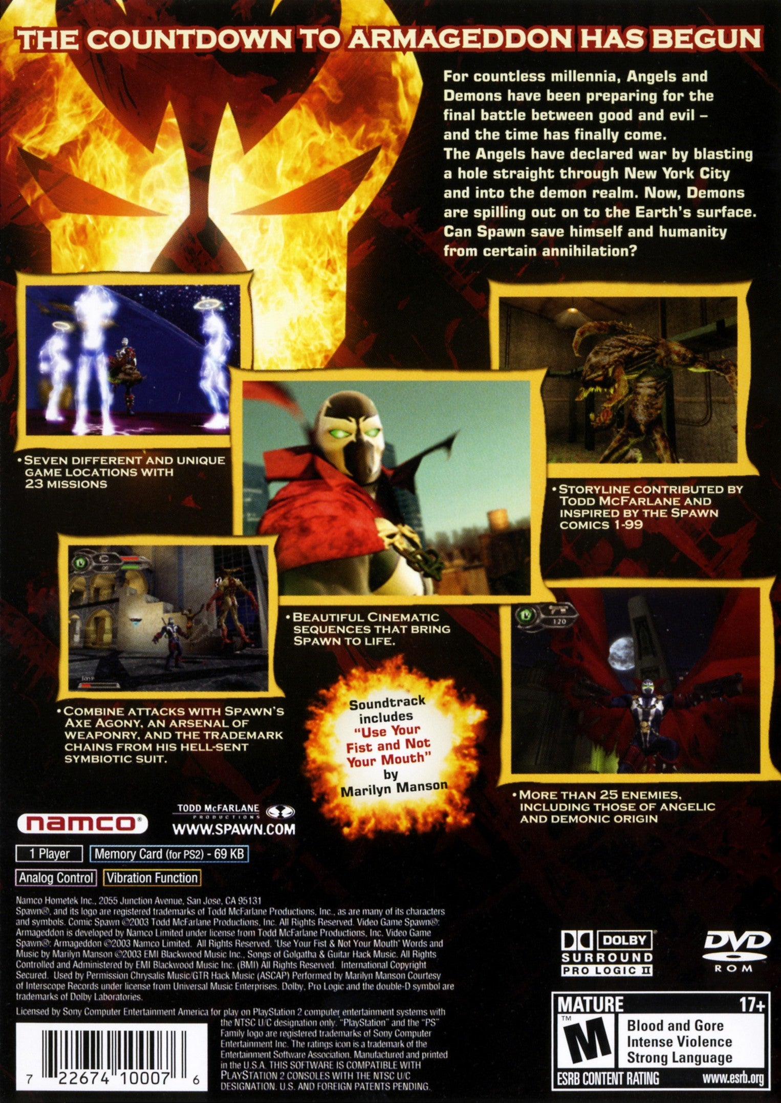 Spawn: Armageddon PS2 - Video Game - Used - CaveGamers - Image 2