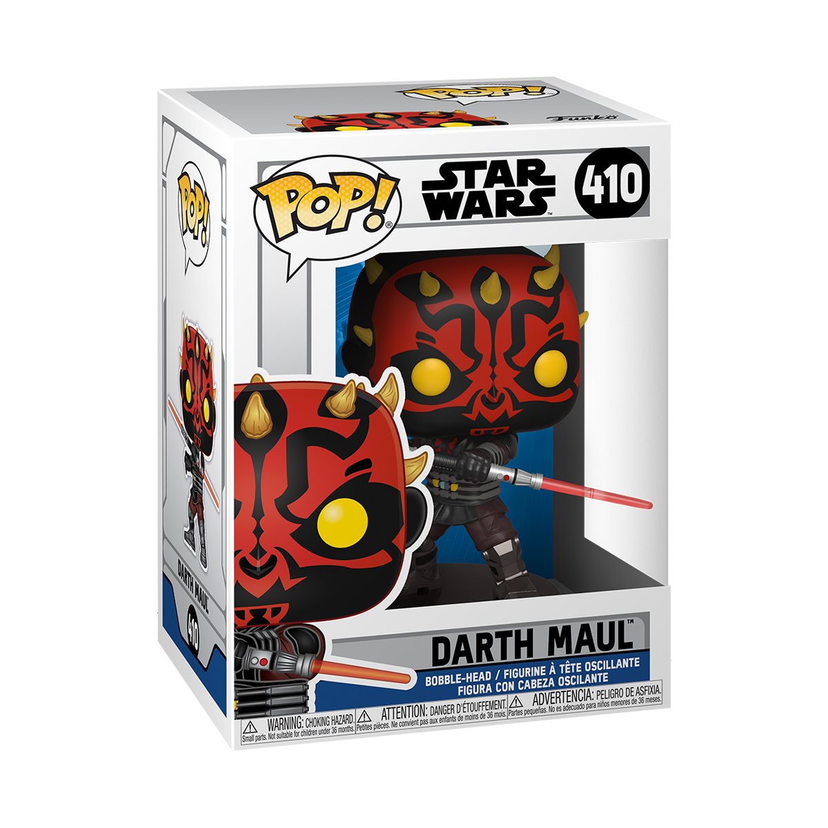Funko Pop! Star Wars: The Clone Wars Darth Maul Vinyl Figure - Toys - New - CaveGamers - Image 2