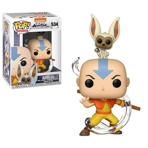 Funko Pop! Avatar Aang with Momo Vinyl Figure - Toys - New - CaveGamers - Image 3
