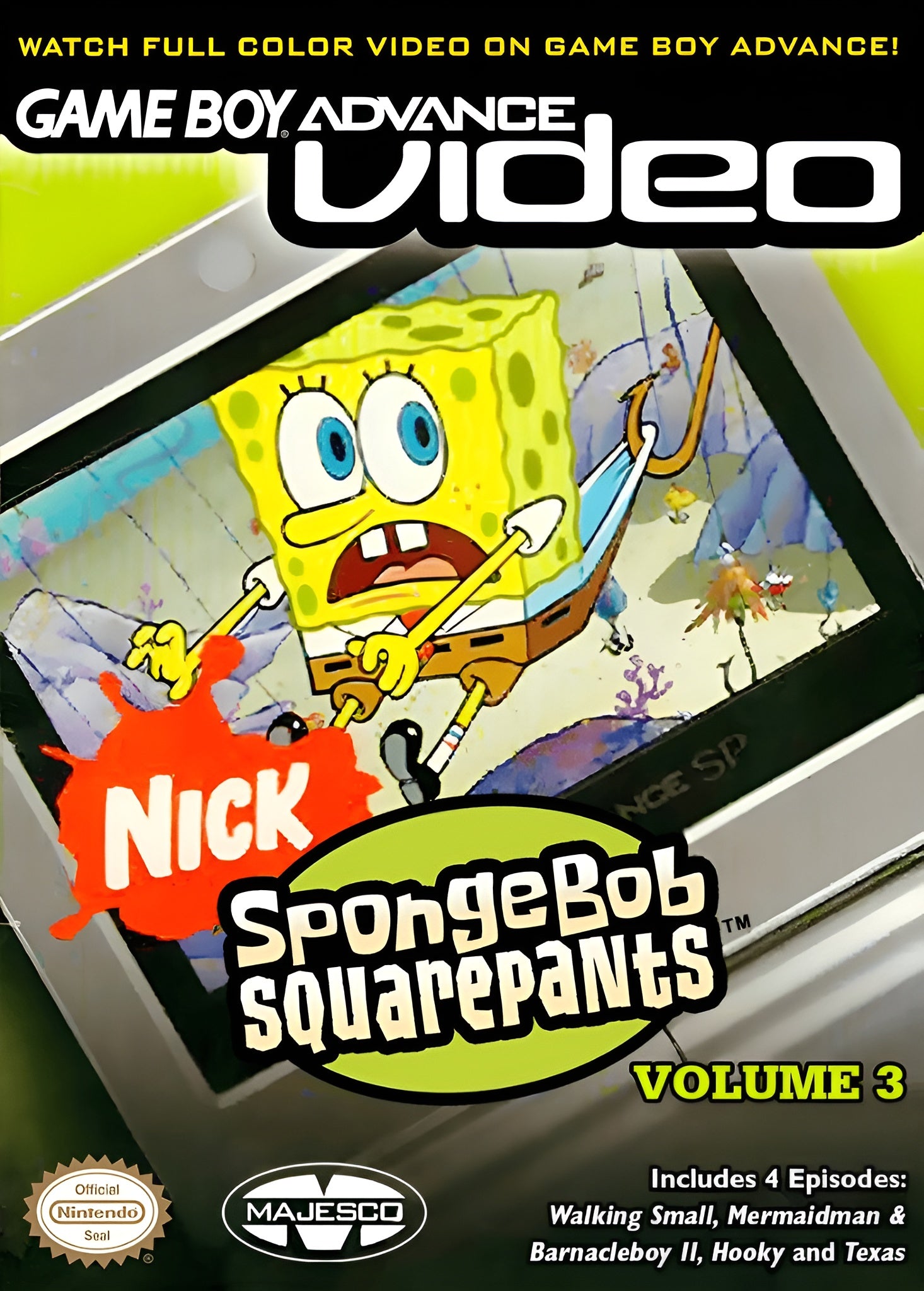 SpongeBob SquarePants Volume 3 Game Boy Advance - Video Game - Used - CaveGamers