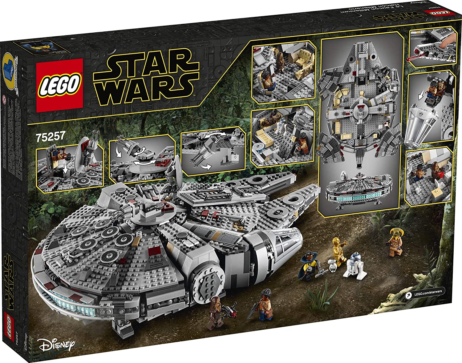LEGO Star Wars The Rise of Skywalker Millennium Falcon 75257 Building Sets - Toys - New - CaveGamers - Image 3