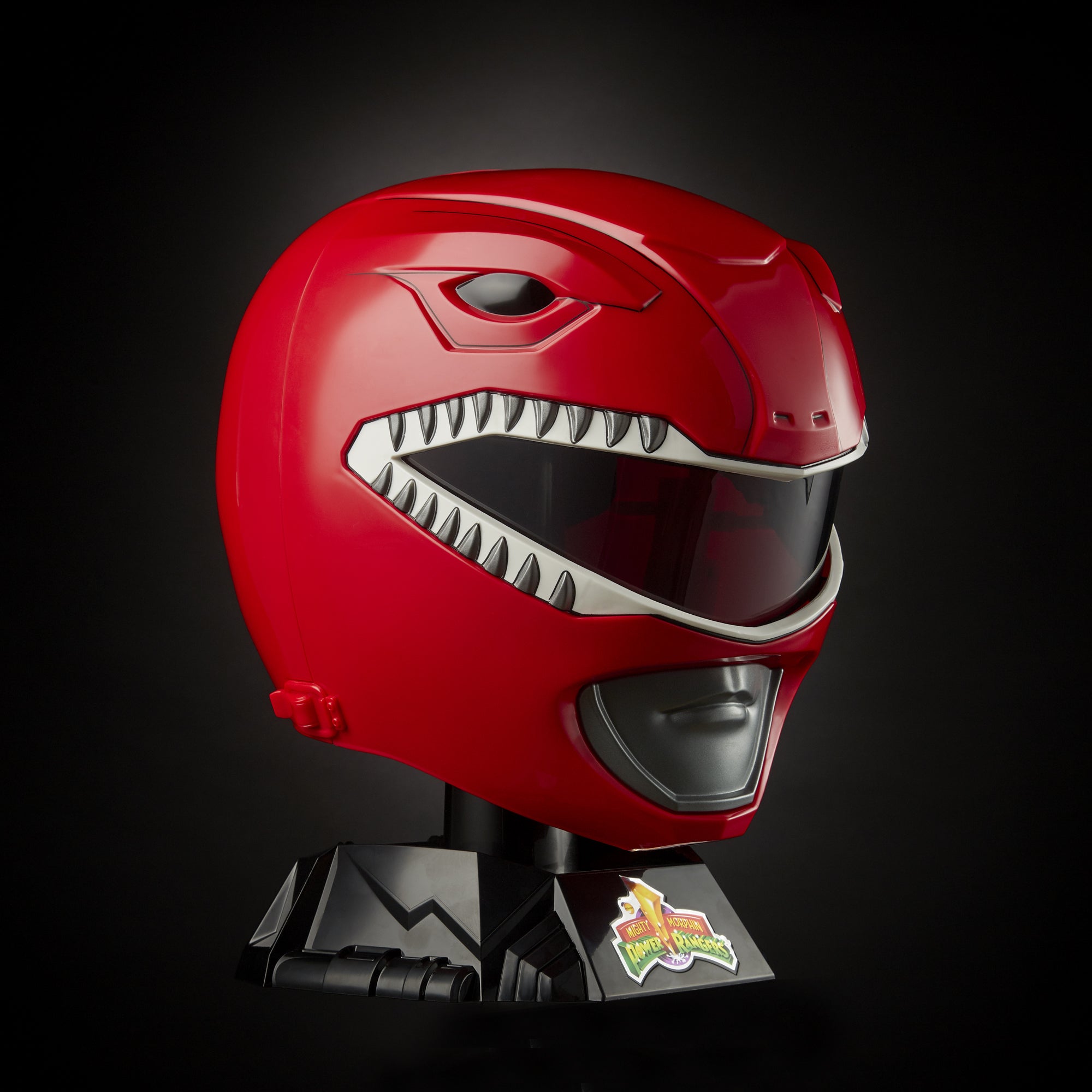 Power Rangers Lightning Collection Mighty Morphin Red Ranger Helmet Prop Replicas - Toys - New - CaveGamers - Image 6