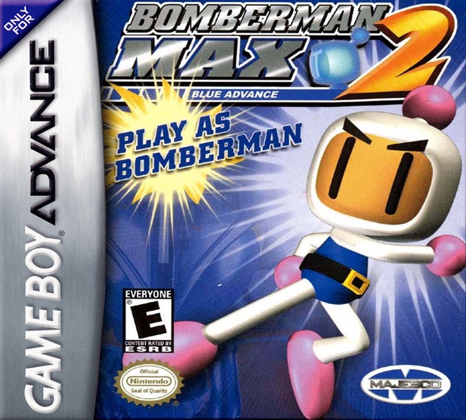 Bomberman Max 2: Blue Advance Game Boy Advance - Video Game - Used - CaveGamers