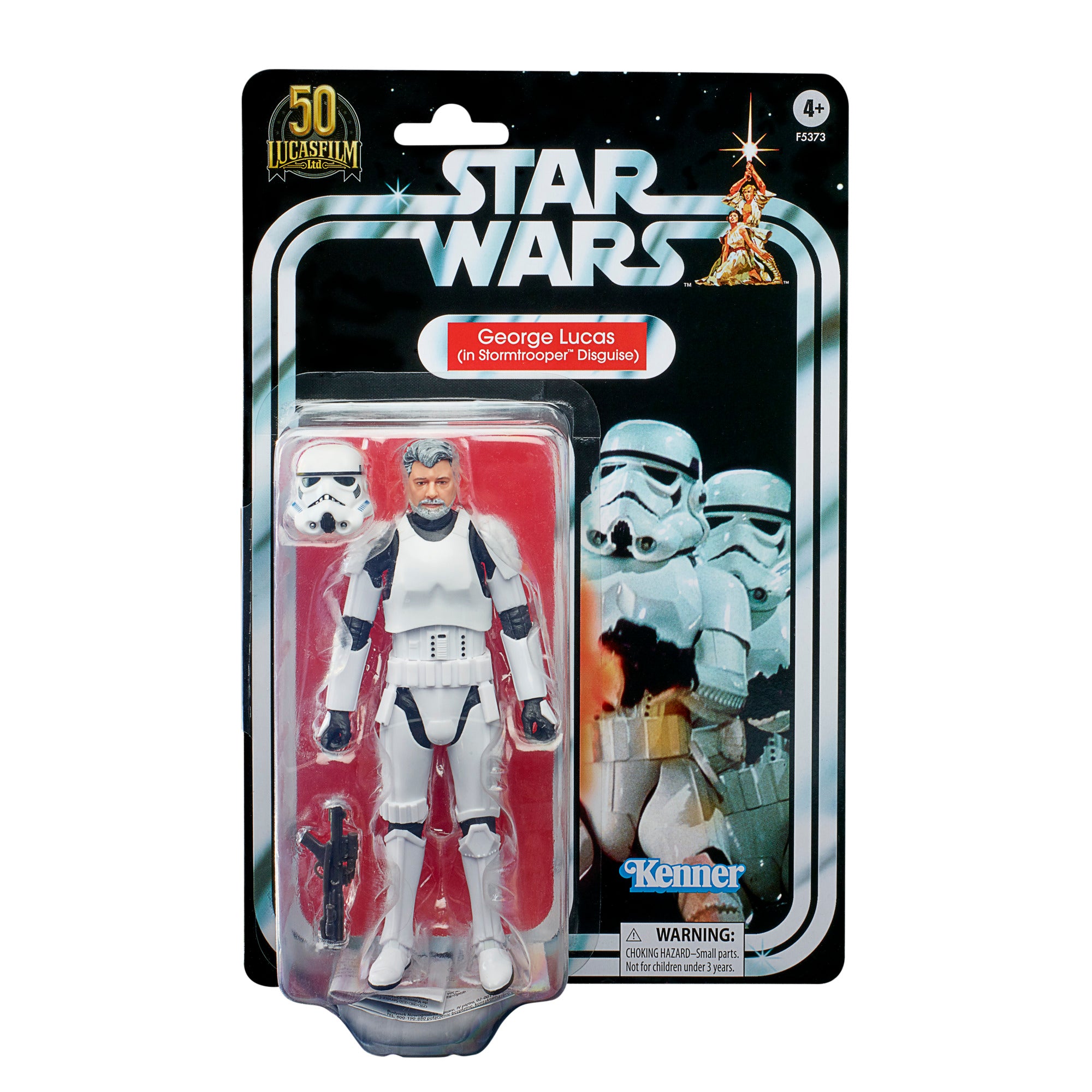 Star Wars: The Black Series - George Lucas Stormtrooper Disguise (50th Anniversary) Action Figure Action Figures - Toys - New - CaveGamers - Image 8