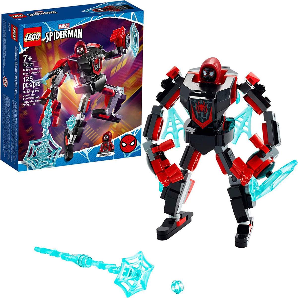 LEGO Miles Morales Spiderman Mech 76171 Building Sets - Toys - New - CaveGamers - Image 3