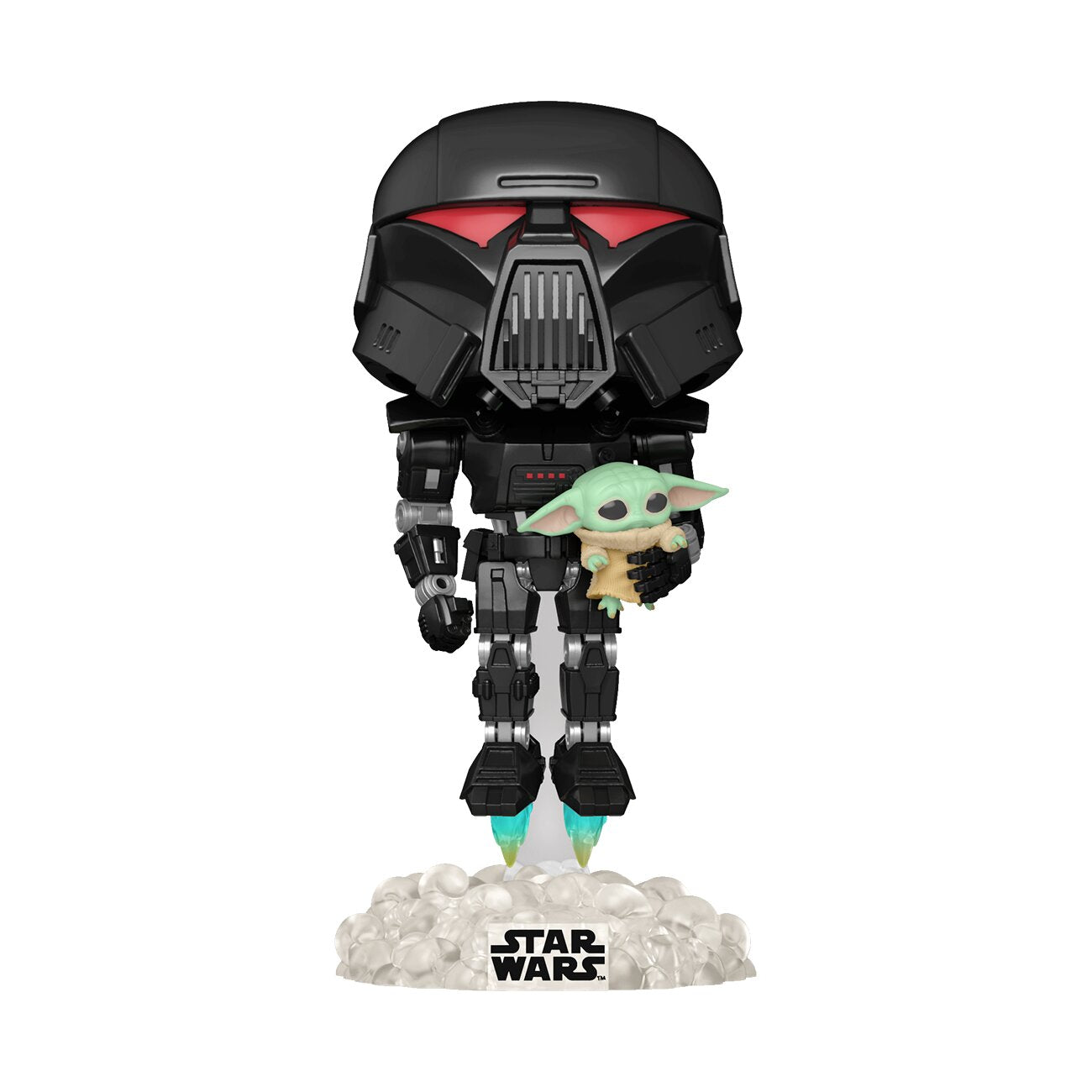 Funko Pop! Star Wars Dark Trooper with Grogu Vinyl Figure - Toys - New - CaveGamers