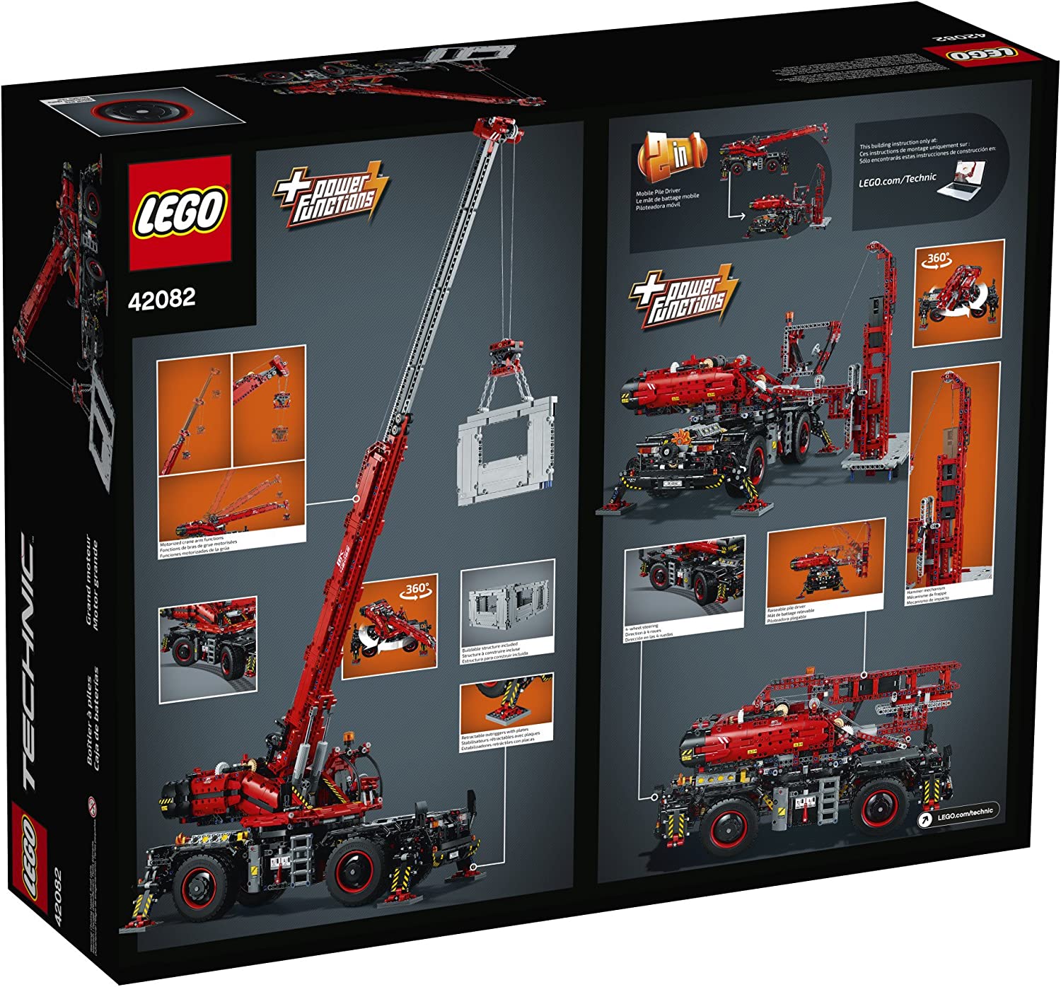 LEGO Rough Terrain Crane 42082 [Europe] Building Sets - Toys - New - CaveGamers - Image 4