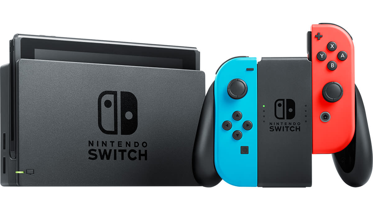 Nintendo Switch Console - Blue & Red [HAC-001]