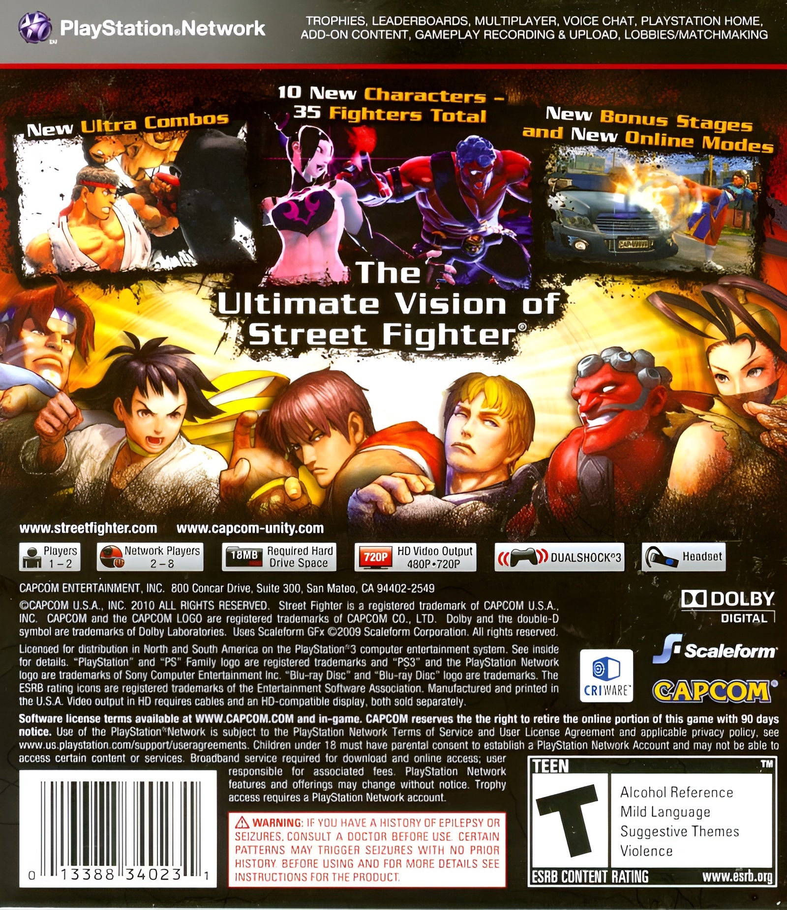 Super Street Fighter IV PS3 - Video Game - Used - CaveGamers - Image 2