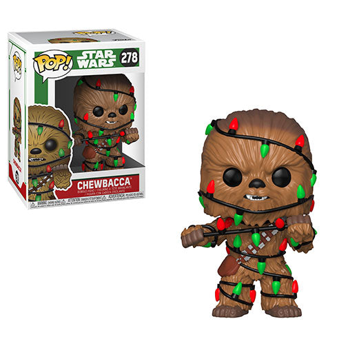 Funko Pop! Star Wars: Chewbacca with Christmas Lights Vinyl Figure - Toys - New - CaveGamers