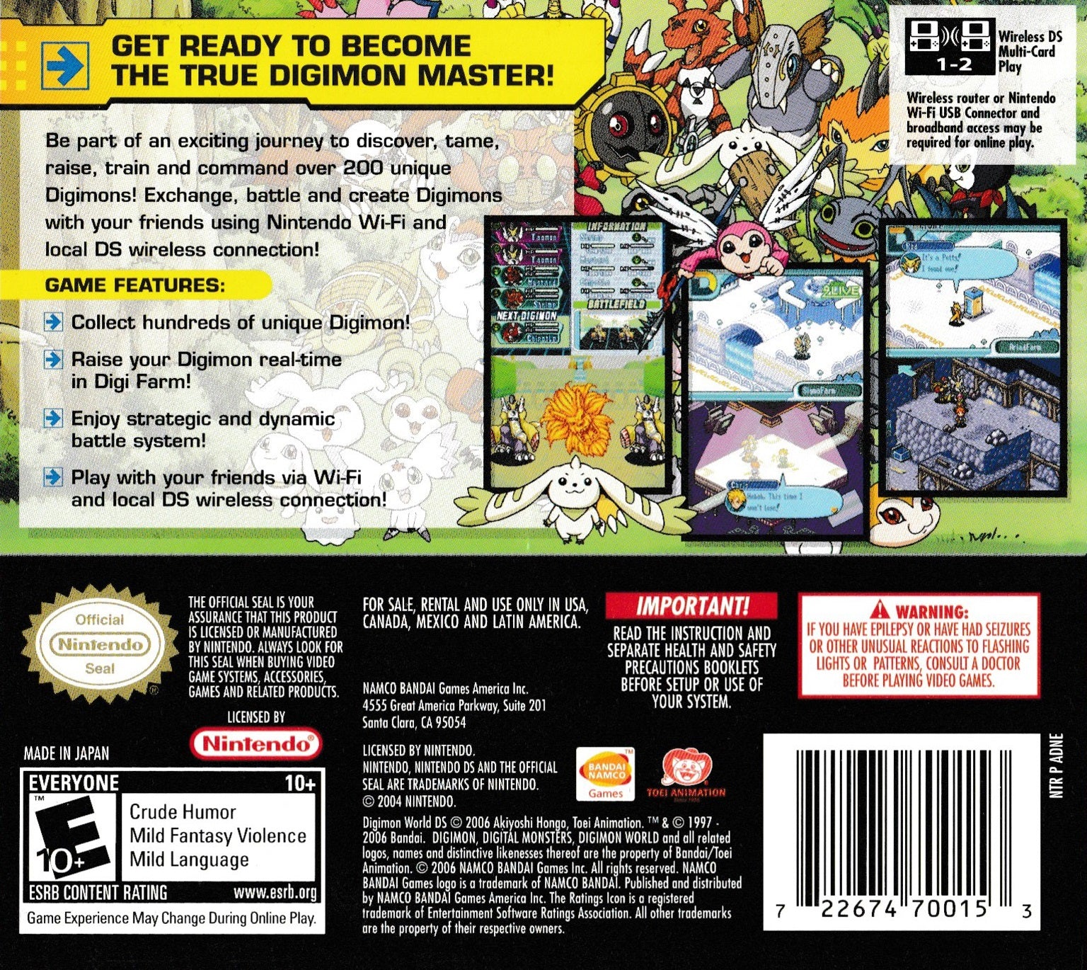Digimon World DS - Video Game - Used - CaveGamers - Image 2