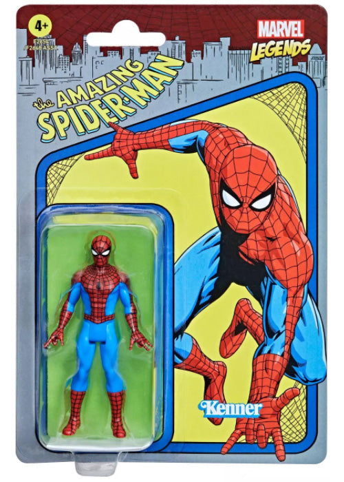 The Amazing Spider-Man - Marvel: Legends Retro Series 3.75" Action Figure Action Figures - Toys - New - CaveGamers