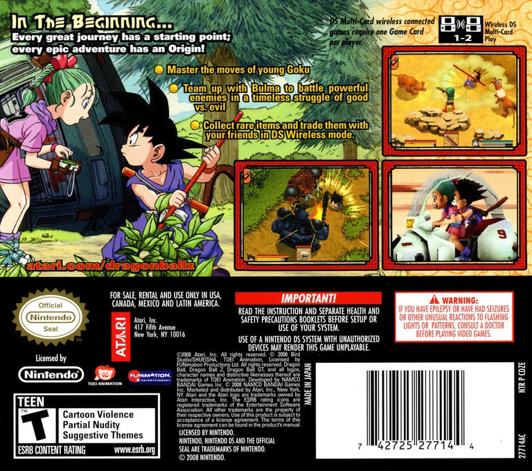 Dragon Ball: Origins DS - Video Game - Used - CaveGamers - Image 2