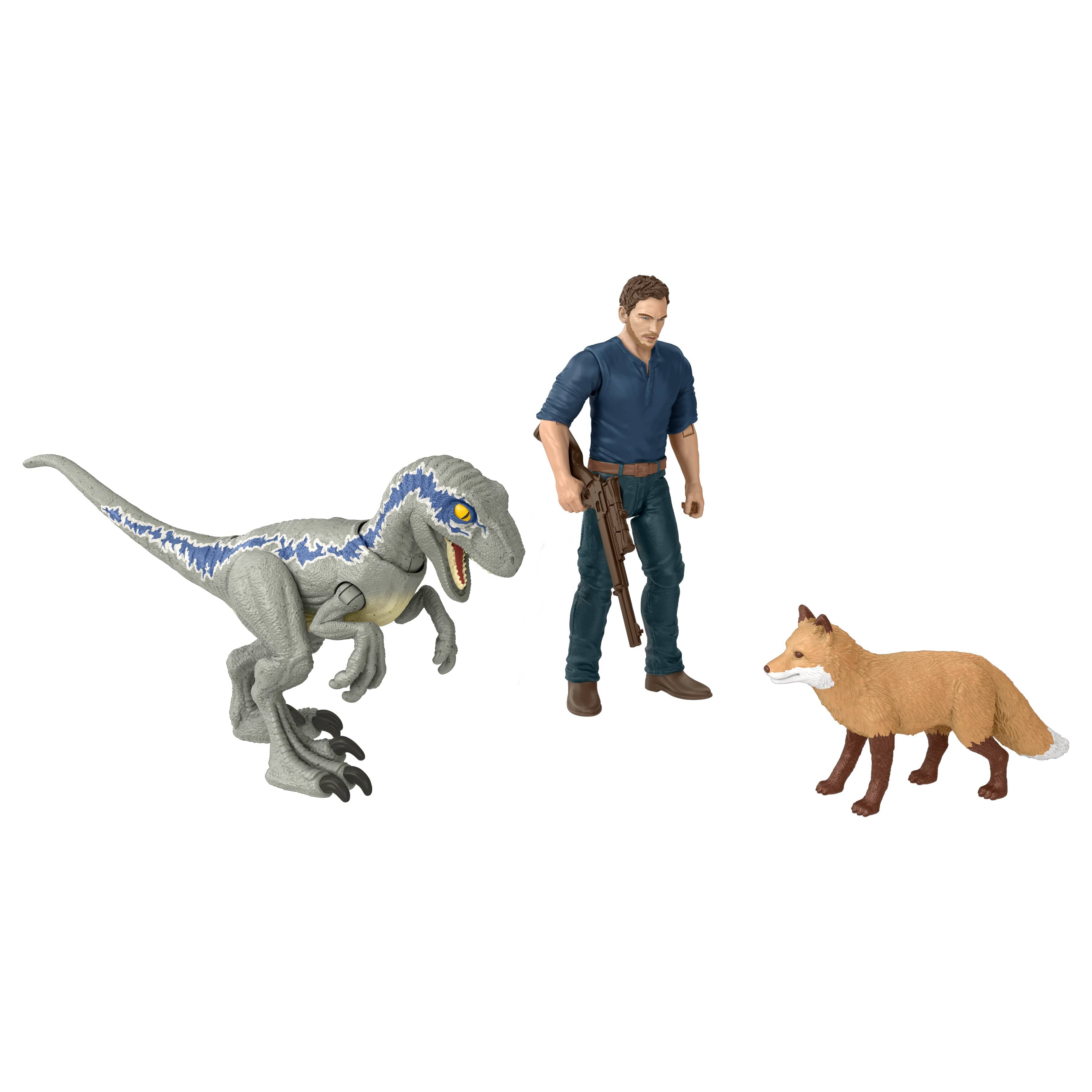 Owen and Velociraptor Beta - Jurassic World Dominion Action Figures - Toys - New - CaveGamers