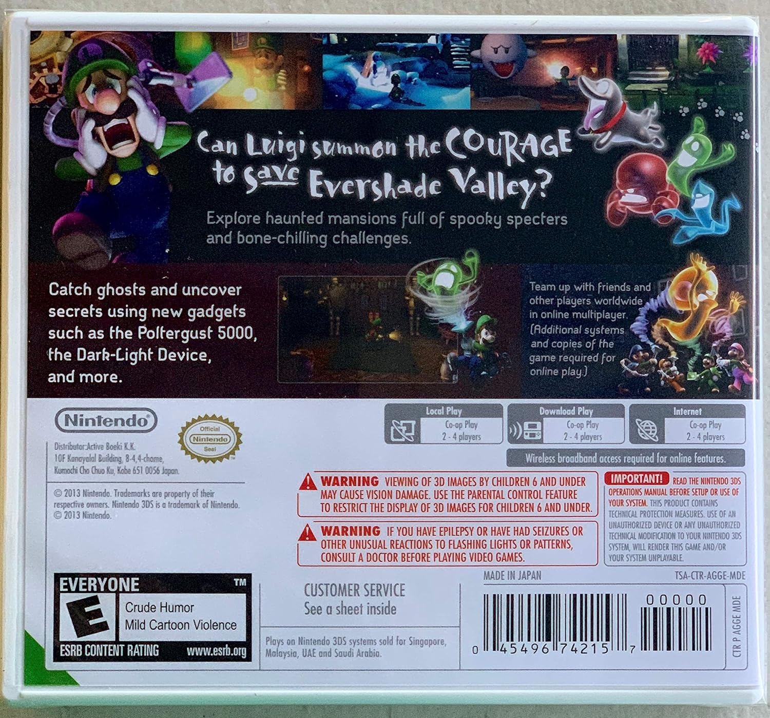 Luigi's Mansion: Dark Moon [World Edition] [New Condition]