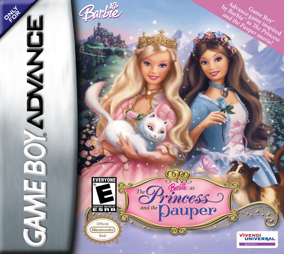 Barbie: Princess & The Pauper Game Boy Advance - Video Game - Used - CaveGamers