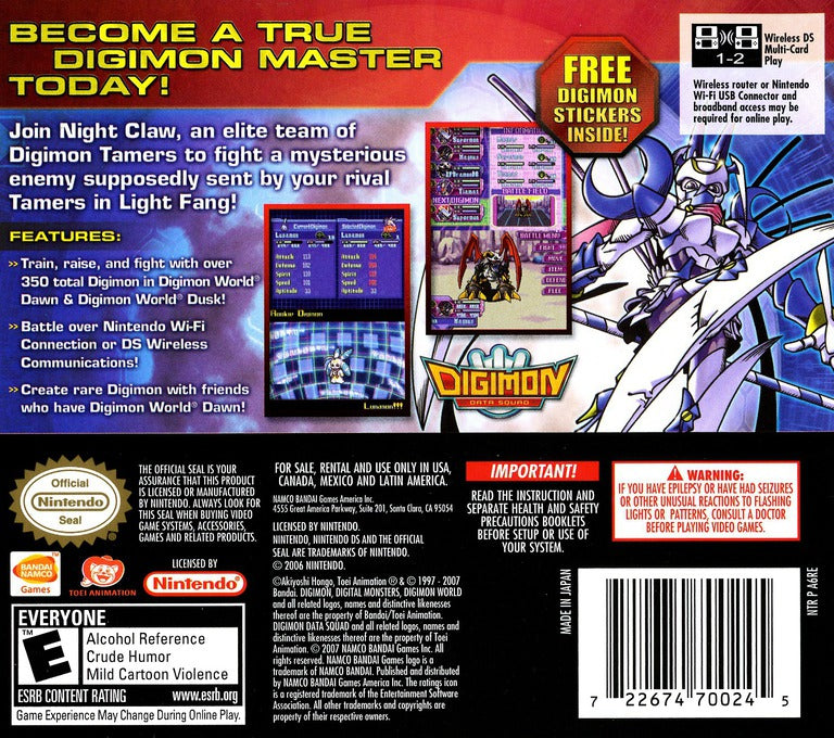 Digimon World: Dusk DS - Video Game - Used - CaveGamers - Image 2