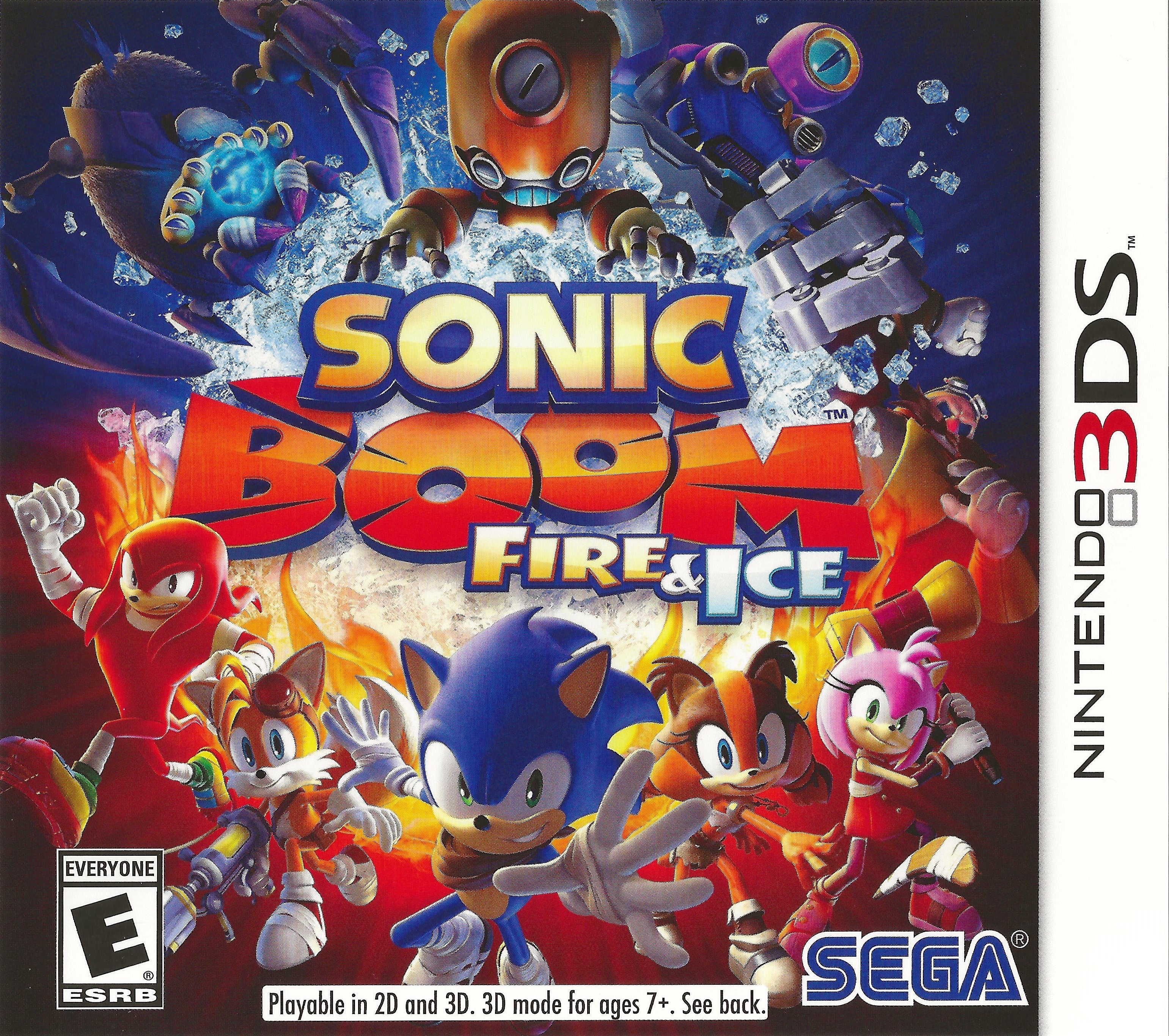 Sonic Boom: Fire & Ice 3DS - Video Game - Used - CaveGamers