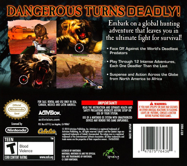 Cabela's Dangerous Hunts 2011