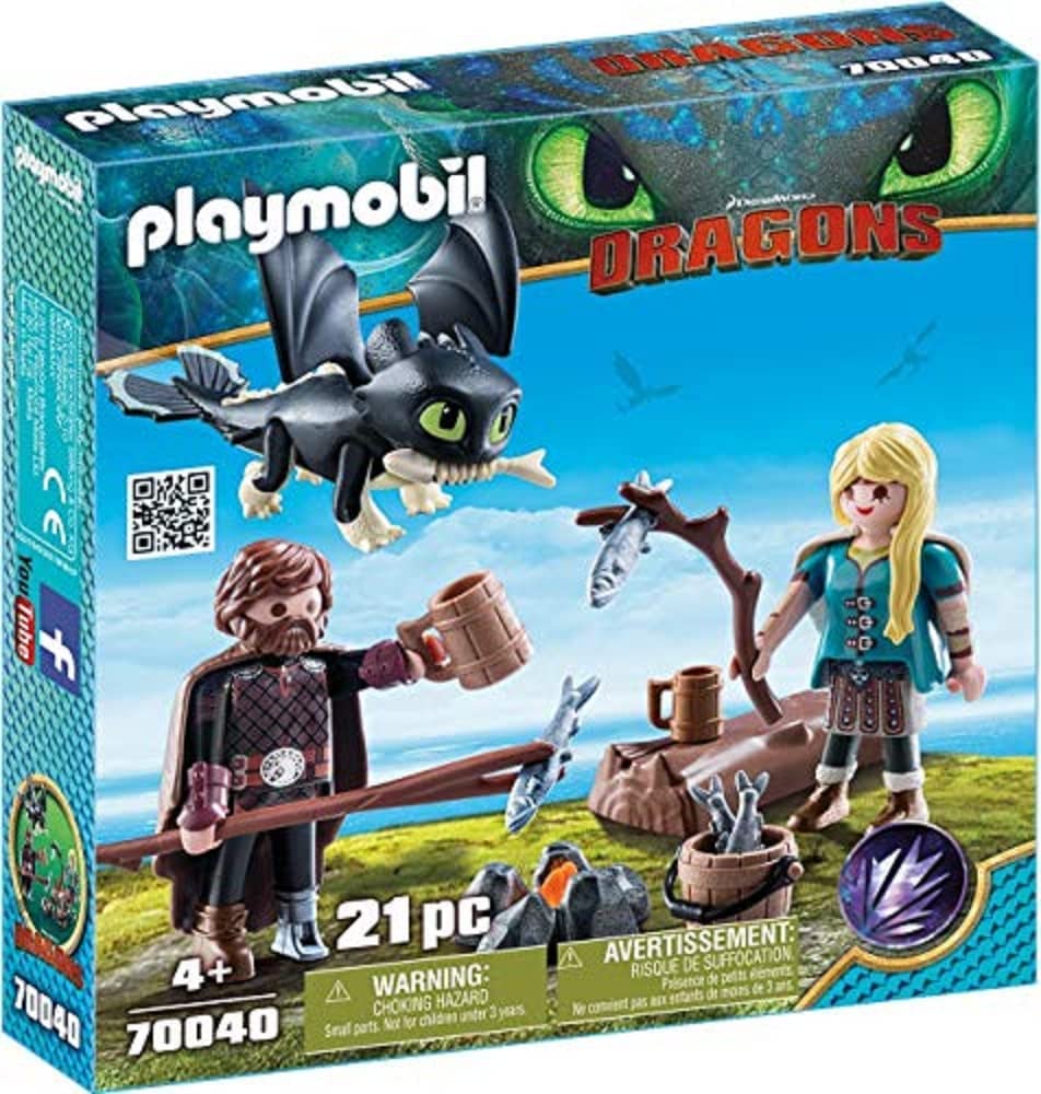 PLAYMOBIL How to Train Your Dragon III Hiccup & Astrid 70040