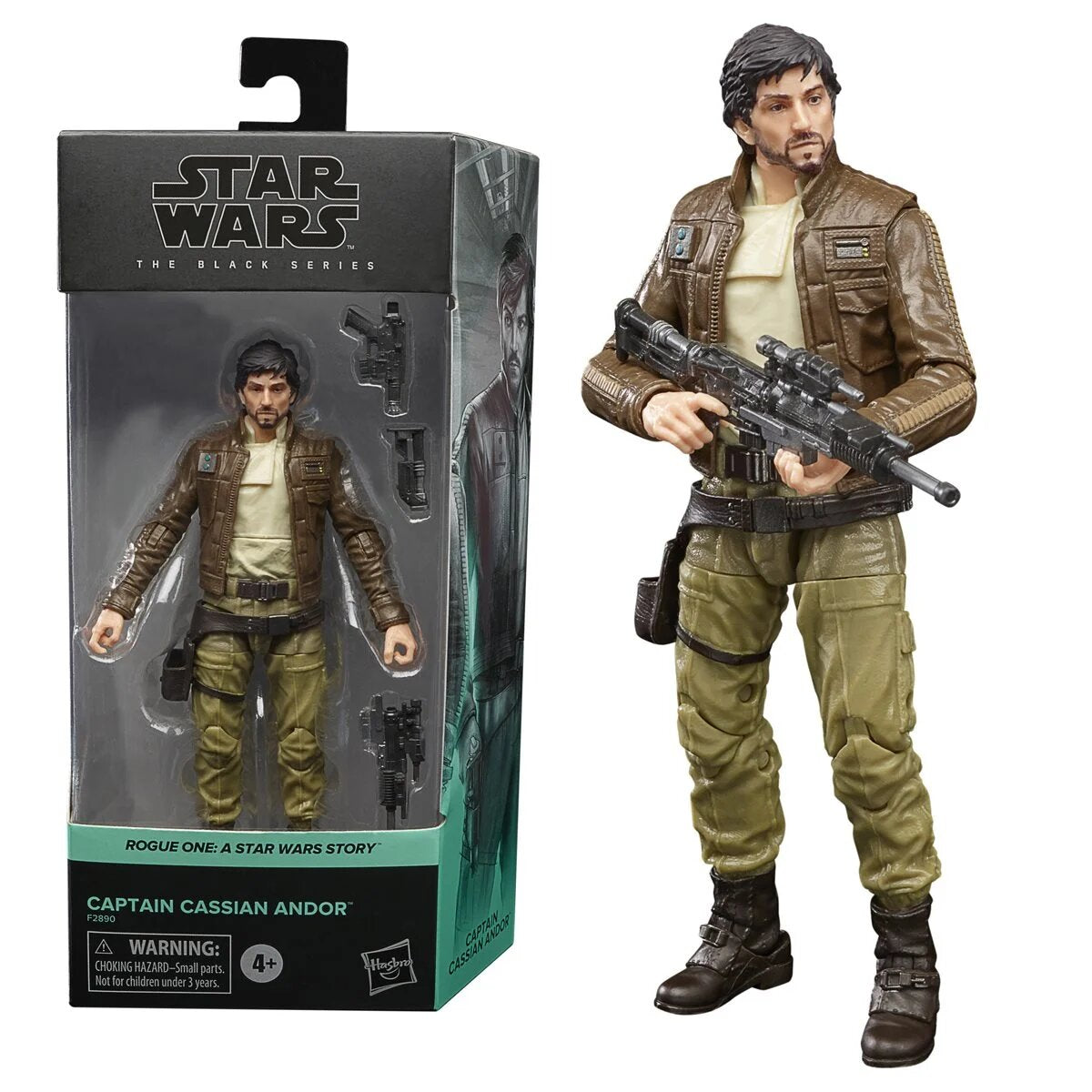 Star Wars: The Black Series - Captain Cassian Andor (Rogue One) Action Figure Action Figures - Toys - New - CaveGamers