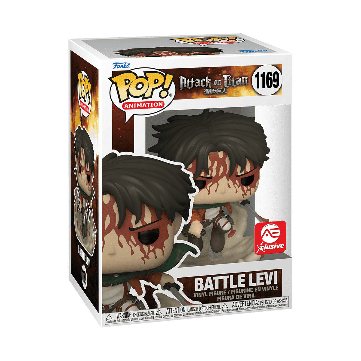 Funko Pop! Attack on Titan Battle Levi Vinyl Figure - Toys - New - CaveGamers