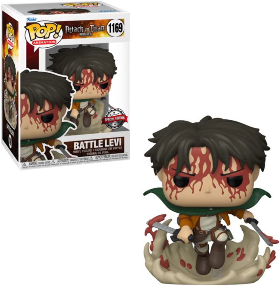Funko Pop! Attack on Titan Battle Levi Vinyl Figure - Toys - New - CaveGamers - Image 3