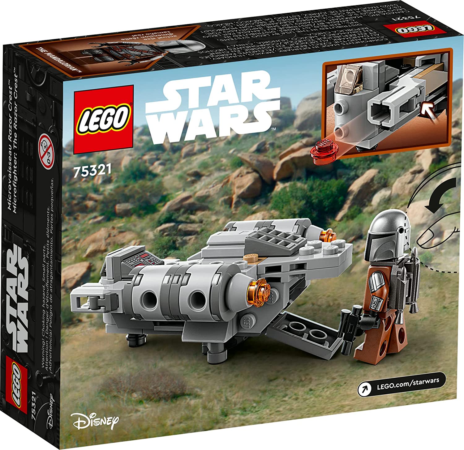 LEGO Star Wars The Razor Crest Microfighter 75321 Building Sets - Toys - New - CaveGamers - Image 3