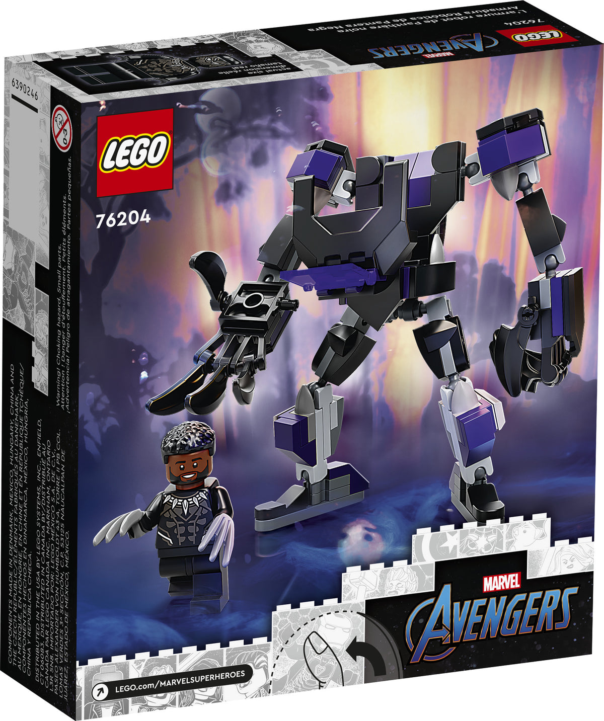 LEGO Marvel Black Panther Mech Armor 76204 Building Sets - Toys - New - CaveGamers - Image 7