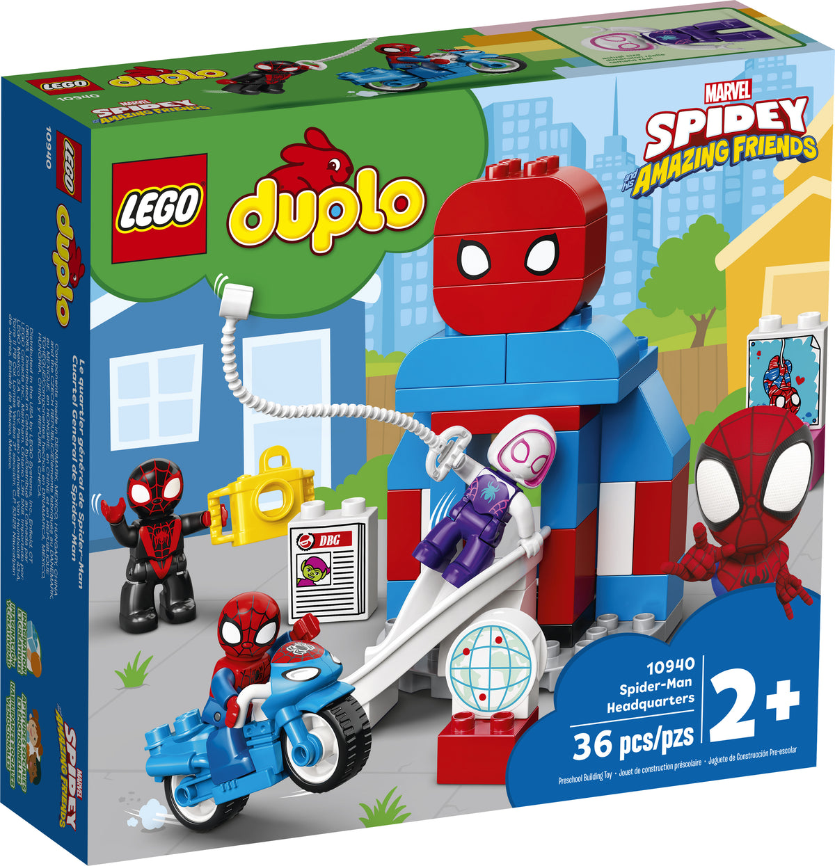 LEGO DUPLO Marvel Spider-Man Headquarters 10940 Building Sets - Toys - New - CaveGamers