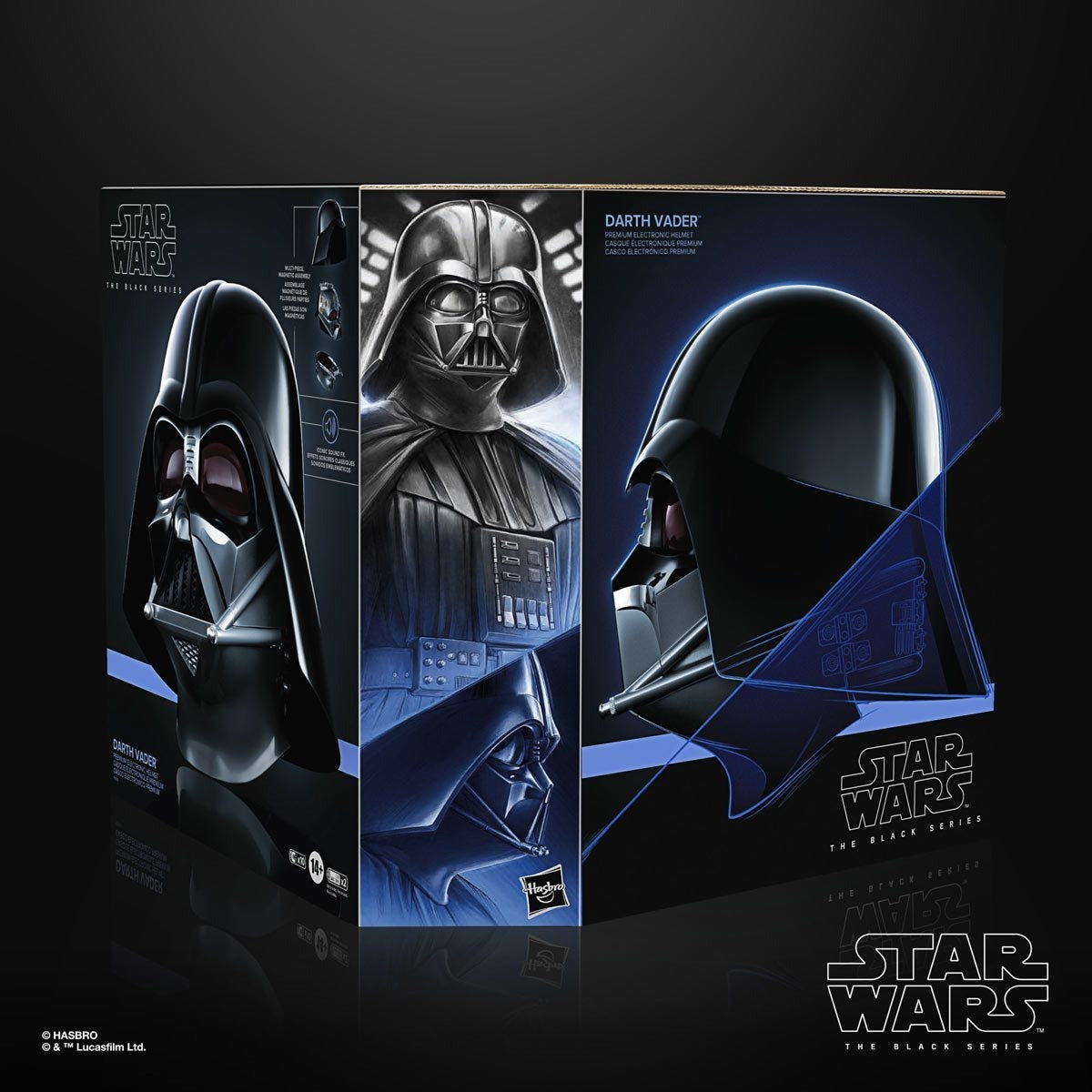 Star Wars: The Black Series - Darth Vader (Obi-Wan) Electronic Helmet Prop Replicas - Toys - New - CaveGamers - Image 7
