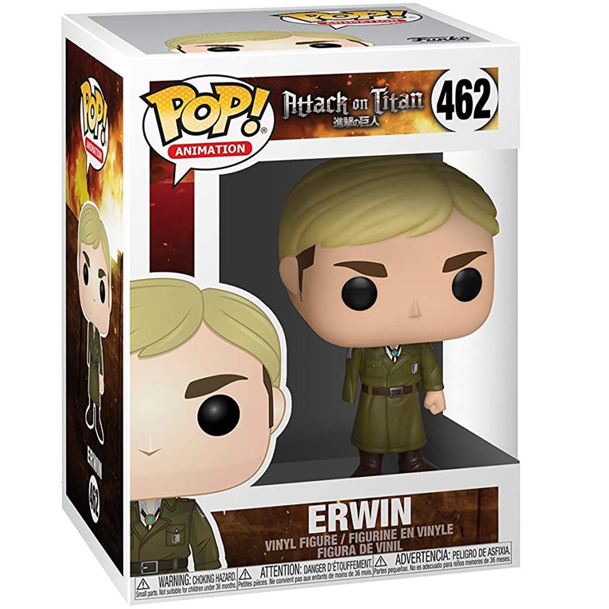 Funko Pop! Attack on Titan Erwin Vinyl Figure - Toys - New - CaveGamers - Image 2