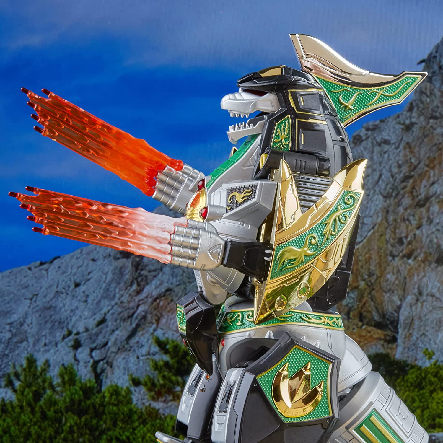 Power Rangers Lightning Collection Mighty Morphin Dragonzord Zord Ascension Project 1:144 Scale Action Figures - Toys - New - CaveGamers - Image 5