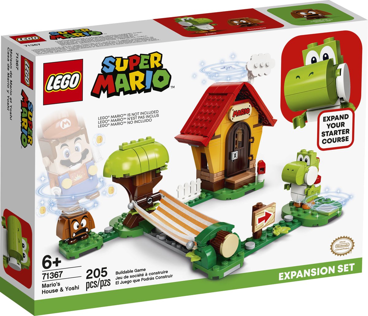 LEGO Super Mario House & Yoshi Expansion Set 71367 Building Sets - Toys - New - CaveGamers