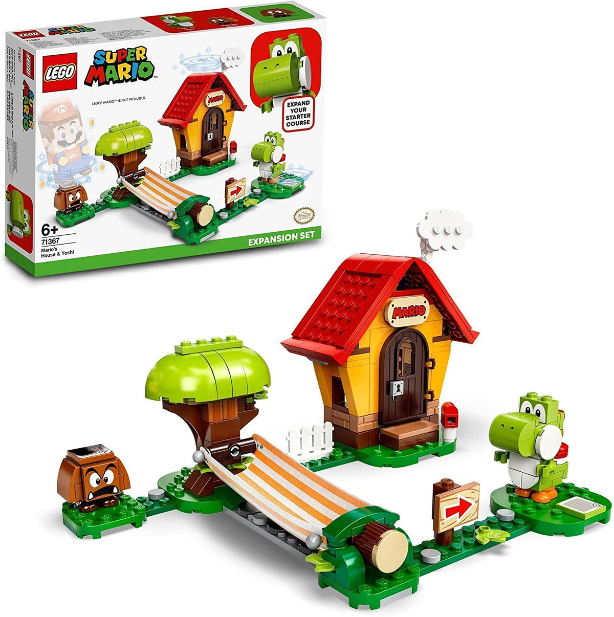 LEGO Super Mario House & Yoshi Expansion Set 71367 Building Sets - Toys - New - CaveGamers - Image 3